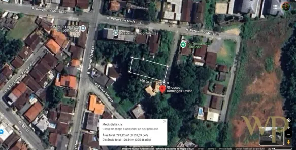 Lote/Terreno à venda, 792m² no Bom Retiro, Joinville