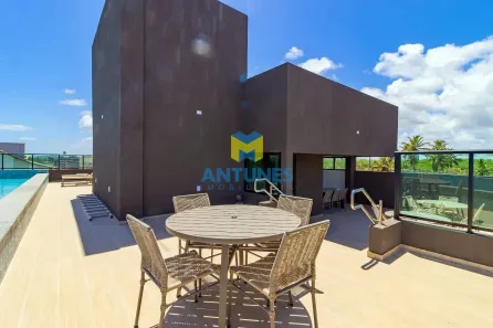 Apartamento com 1 Quarto para alugar, 28m² no Porto de Galinhas, Ipojuca