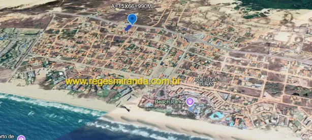 Lote/Terreno à venda, 990m² no Porto das Dunas, Aquiraz