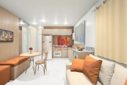 Apartamento com 1 Quarto à venda, 25m² no Cajuru, Curitiba