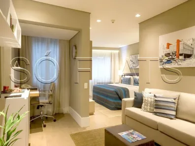 Flat com 1 Quarto à venda, 55m² no Cidade Monções, São Paulo