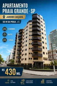 Apartamento com 2 Quartos à venda, 86m² no Caiçara, Praia Grande