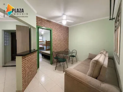 Apartamento com 1 Quarto para alugar, 39m² no Canto do Forte, Praia Grande