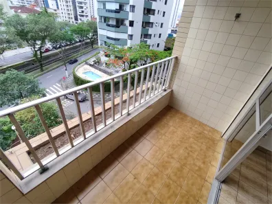 Apartamento com 3 Quartos para alugar, 180m² no Embaré, Santos