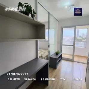 Apartamento com 1 Quarto à venda, 20m² no Pituba, Salvador