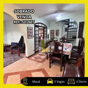 Sobrado com 3 Quartos à venda, 172m² no Mauá, São Caetano do Sul