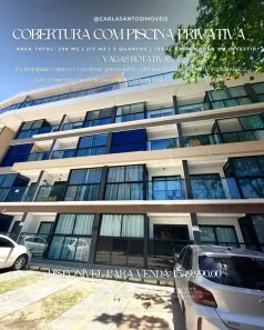 Cobertura com 3 Quartos à venda, 213m² no Maracaipe, Ipojuca