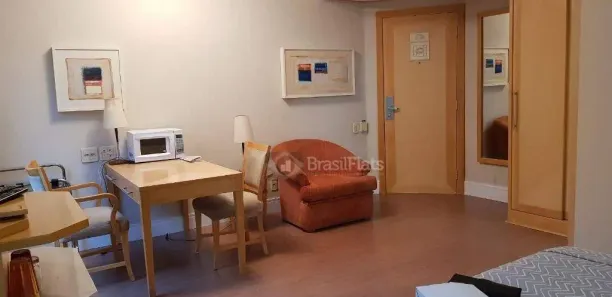 Flat com 1 Quarto para alugar, 30m² no Higienópolis, São Paulo