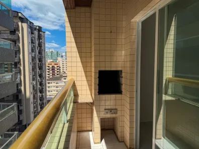 Apartamento com 2 Quartos para alugar, 80m² no Guilhermina, Praia Grande