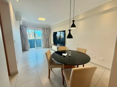 Apartamento com 1 Quarto para alugar, 55m² no Ponta da Praia, Santos