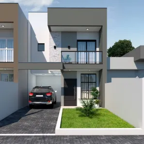Sobrado com 3 Quartos à venda, 124m² no Araras, Chapecó