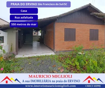 Casa com 2 Quartos à venda, 115m² no Praia do Ervino, São Francisco do Sul