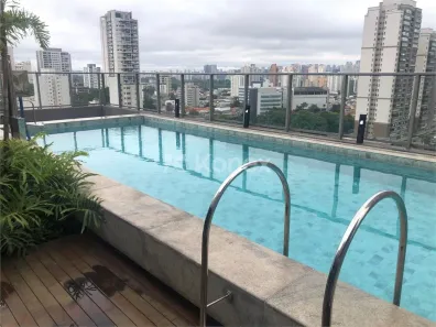 Apartamento com 1 Quarto para alugar, 27m² no Santo Amaro, São Paulo