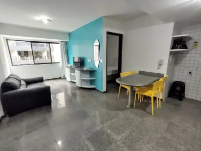 Apartamento com 1 Quarto para alugar, 37m² no Ponta Verde, Maceió