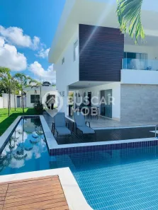 Casa de Condomínio com 4 Quartos para venda ou aluguel, 400m² no Busca Vida (Abrantes), Camaçari
