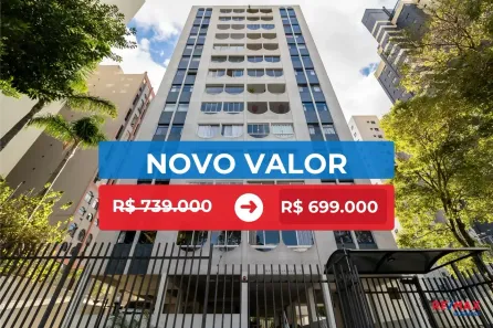 Apartamento com 3 Quartos à venda, 110m² no Cabral, Curitiba