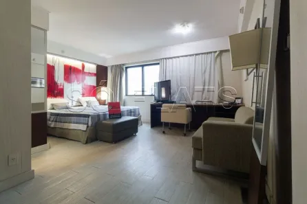 Flat com 1 Quarto à venda, 26m² no Indianópolis, São Paulo
