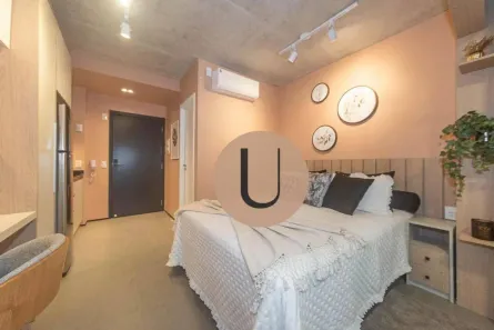 Apartamento com 1 Quarto para alugar, 25m² no Santo Amaro, São Paulo