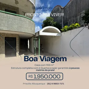 Casa com 6 Quartos à venda, 900m² no Boa Viagem, Recife