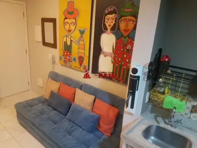 Flat com 1 Quarto para alugar, 38m² no Jardim Paulista, São Paulo