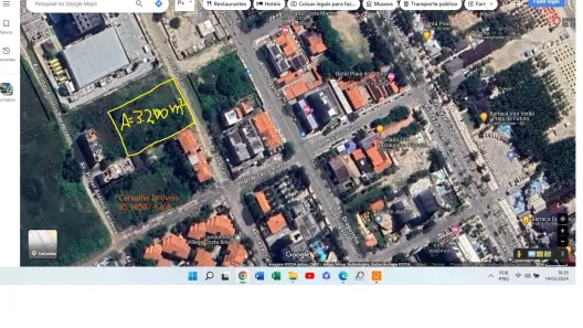 Lote/Terreno à venda, 3200m² no Vicente Pinzon, Fortaleza