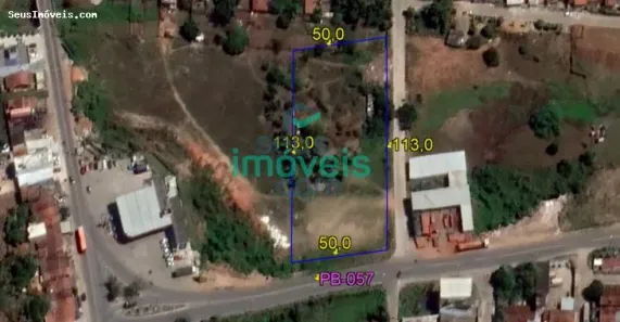 Lote/Terreno à venda, 5650m² no Conjunto Chateaubriand, Guarabira