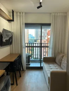 Apartamento com 1 Quarto para alugar, 27m² no Pinheiros, São Paulo