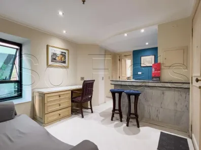 Flat com 1 Quarto para alugar, 34m² no Jardim Paulista, São Paulo