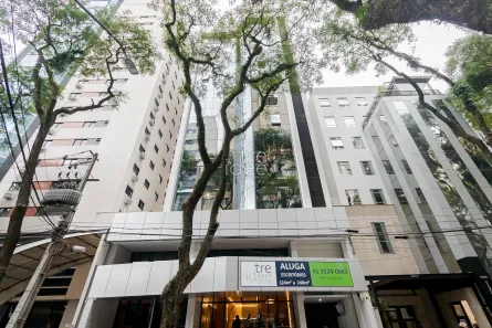 Sala Comercial para alugar, 124m² no Mercês, Curitiba
