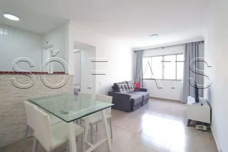 Flat com 1 Quarto para alugar, 42m² no Indianópolis, São Paulo