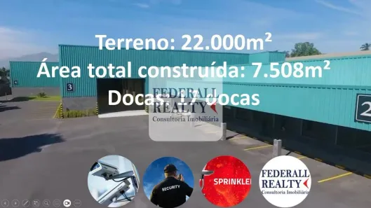 Galpão/Depósito/Armazém para alugar, 22000m² no Campo Grande, Rio de Janeiro