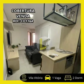 Cobertura com 2 Quartos à venda, 90m² no Vila Vitória, Santo André