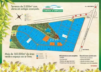 Lote/Terreno à venda, 5000m² no Chácara Recreativa Residencial Cortina D'Ampezzo, São José do Rio Preto
