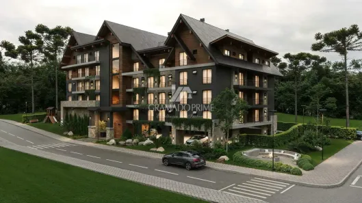 Apartamento com 1 Quarto à venda, 33m² no Várzea Grande 1º de Maio, Gramado