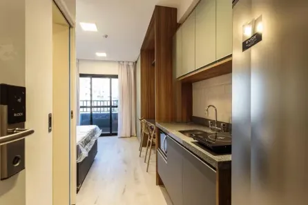 Kitnet com 1 Quarto à venda, 24m² no Indianópolis, São Paulo