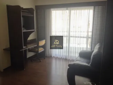 Flat com 1 Quarto para alugar, 34m² no Indianópolis, São Paulo
