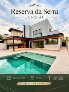 Casa com 4 Quartos à venda, 250m² no Condomínio Reserva da Serra, Jundiaí