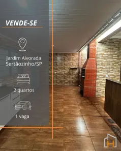 Casa com 2 Quartos à venda, 76m² no Alvorada, Sertãozinho
