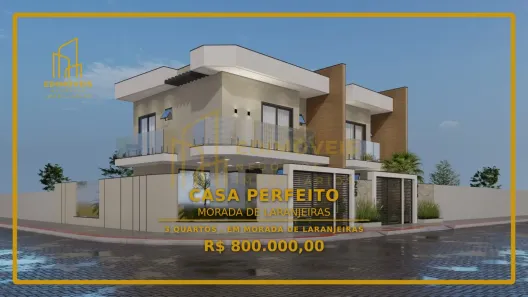 Casa com 3 Quartos à venda, 111m² no Morada de Laranjeiras, Serra