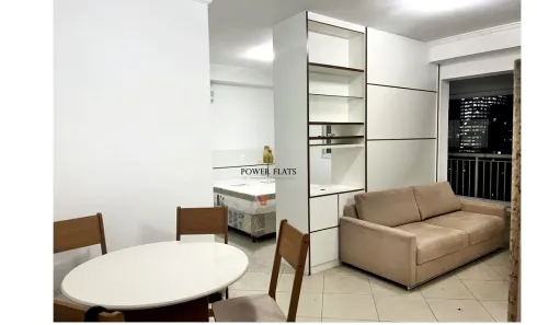 Flat com 1 Quarto para alugar, 47m² no Cidade Monções, São Paulo