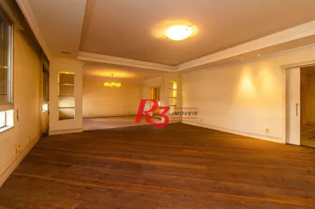 Apartamento com 5 Quartos para alugar, 532m² no Gonzaga, Santos