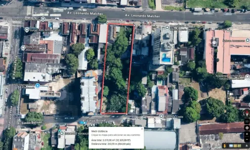 Lote/Terreno à venda, 3000m² no Centro, Manaus