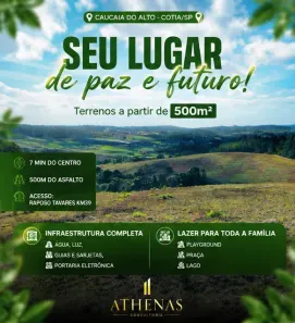 Lote/Terreno à venda, 500m² no Esmeralda Park (Caucaia do Alto), Cotia