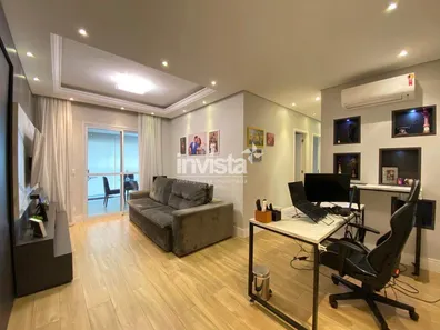 Apartamento com 3 Quartos à venda, 88m² no Pompéia, Santos