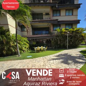 Apartamento com 3 Quartos à venda, 81m² no Tapera, Aquiraz