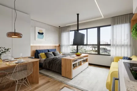 Apartamento com 1 Quarto à venda, 25m² no Tingui, Curitiba