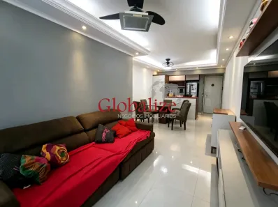 Apartamento com 3 Quartos para alugar, 83m² no Macuco, Santos