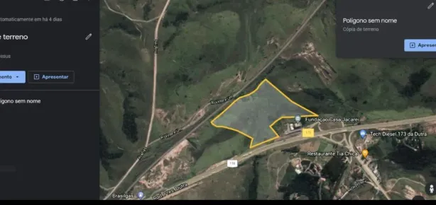Lote/Terreno à venda, 120000m² no Parque Meia Lua, Jacareí