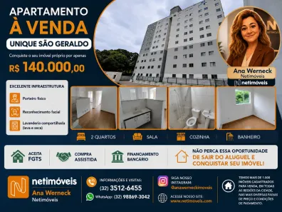 Apartamento com 2 Quartos à venda, 50m² no São Geraldo, Juiz de Fora