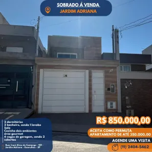 Sobrado com 2 Quartos à venda, 125m² no Jardim Adriana, Guarulhos